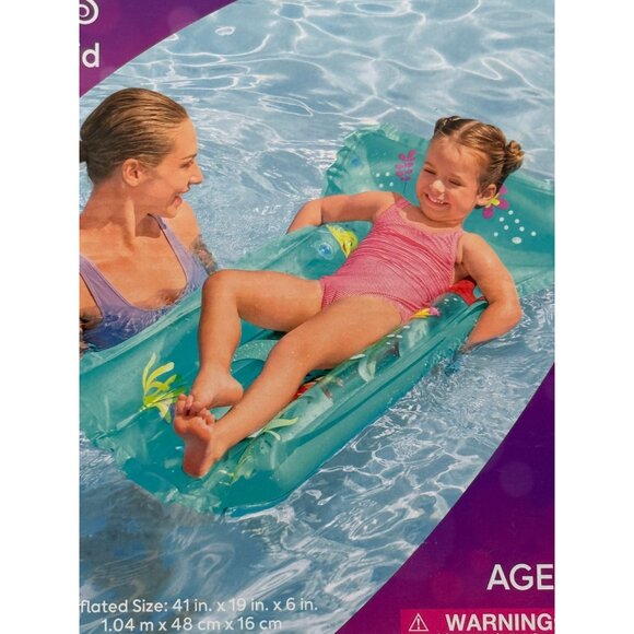 Disney Princess Ariel Little Mermaid Swim Raft Inflatable Pool Float Ages 3+ - Picture 2 of 4